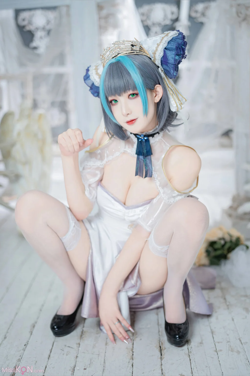 Coser@ Frontier V: Azur Lane Cheshire Oath Dress (18 photos) Coser@ Frontier V: Azur Lane Cheshire Oath Dress (18 photos)