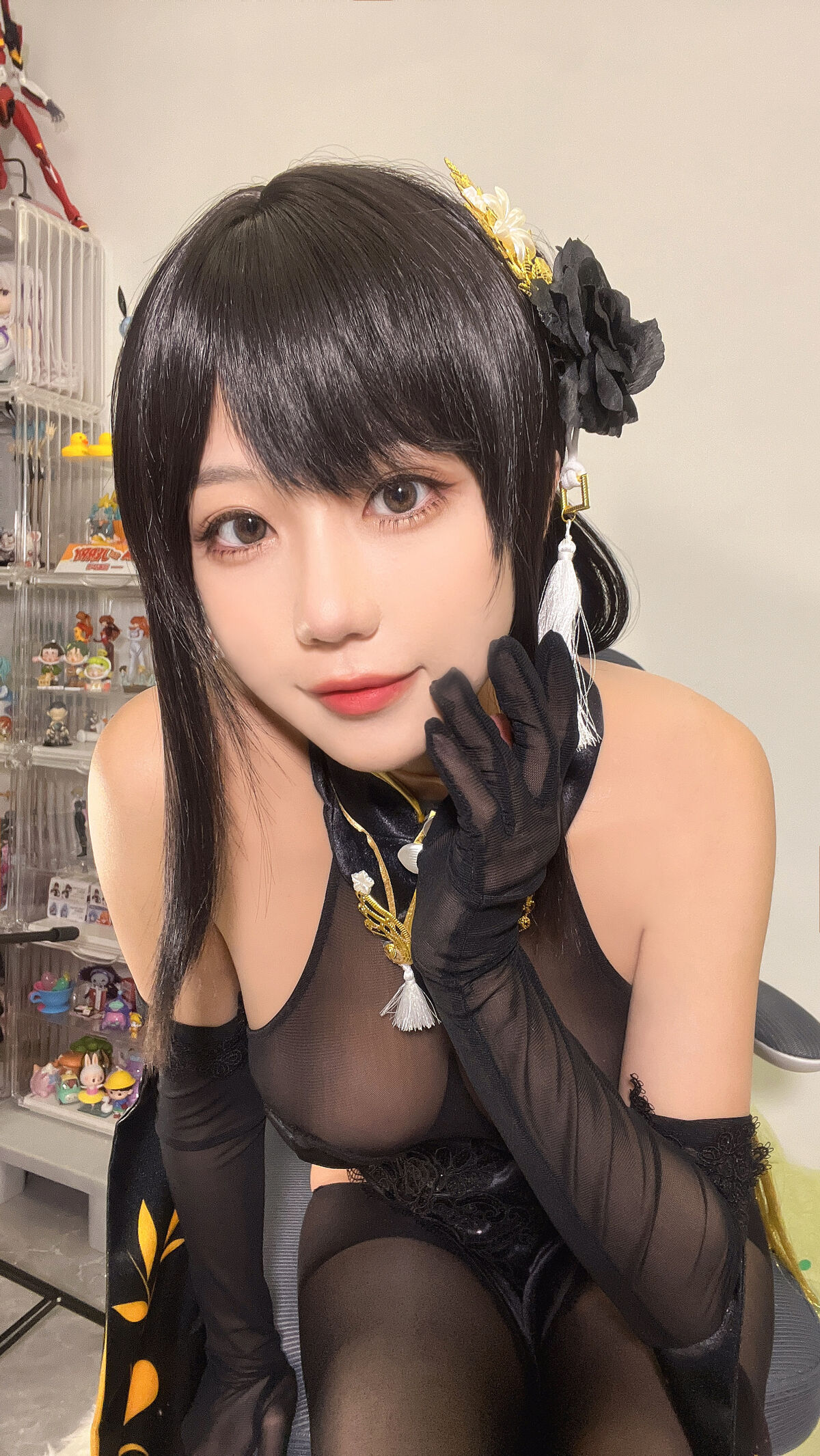 Coser@ Wuyingmeow Meow Ghost - Zhenhai Black Qipao Part01 (67P - 4V) Coser@ Wuyingmeow Meow Ghost - Zhenhai Black Qipao Part01 (67P - 4V)
