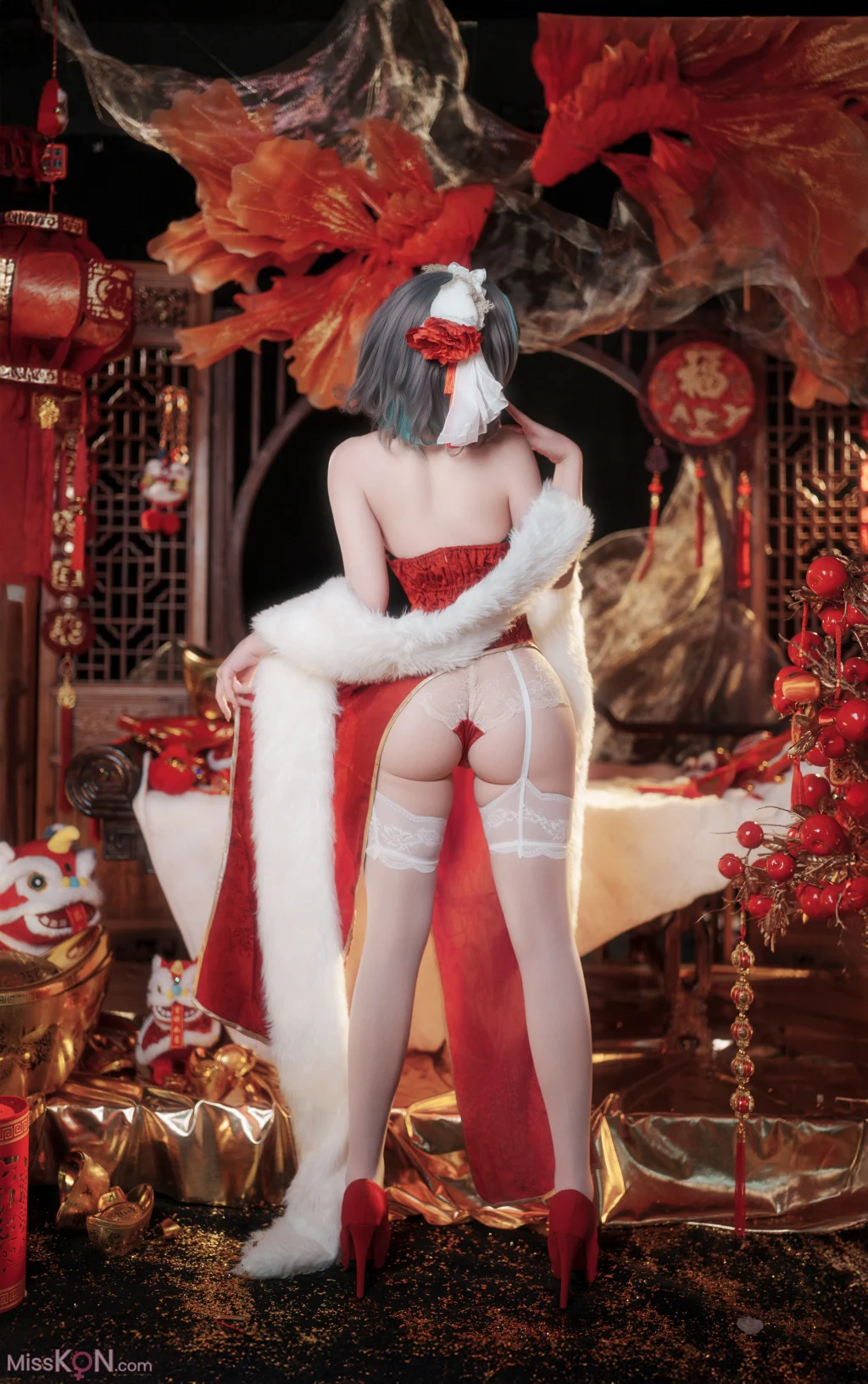 Coser@Bangni Bonnie: Azur Lane Cheshire New Year Cheongsam (81 photos + 8 videos) Coser@Bangni Bonnie: Azur Lane Cheshire New Year Cheongsam (81 photos + 8 videos)