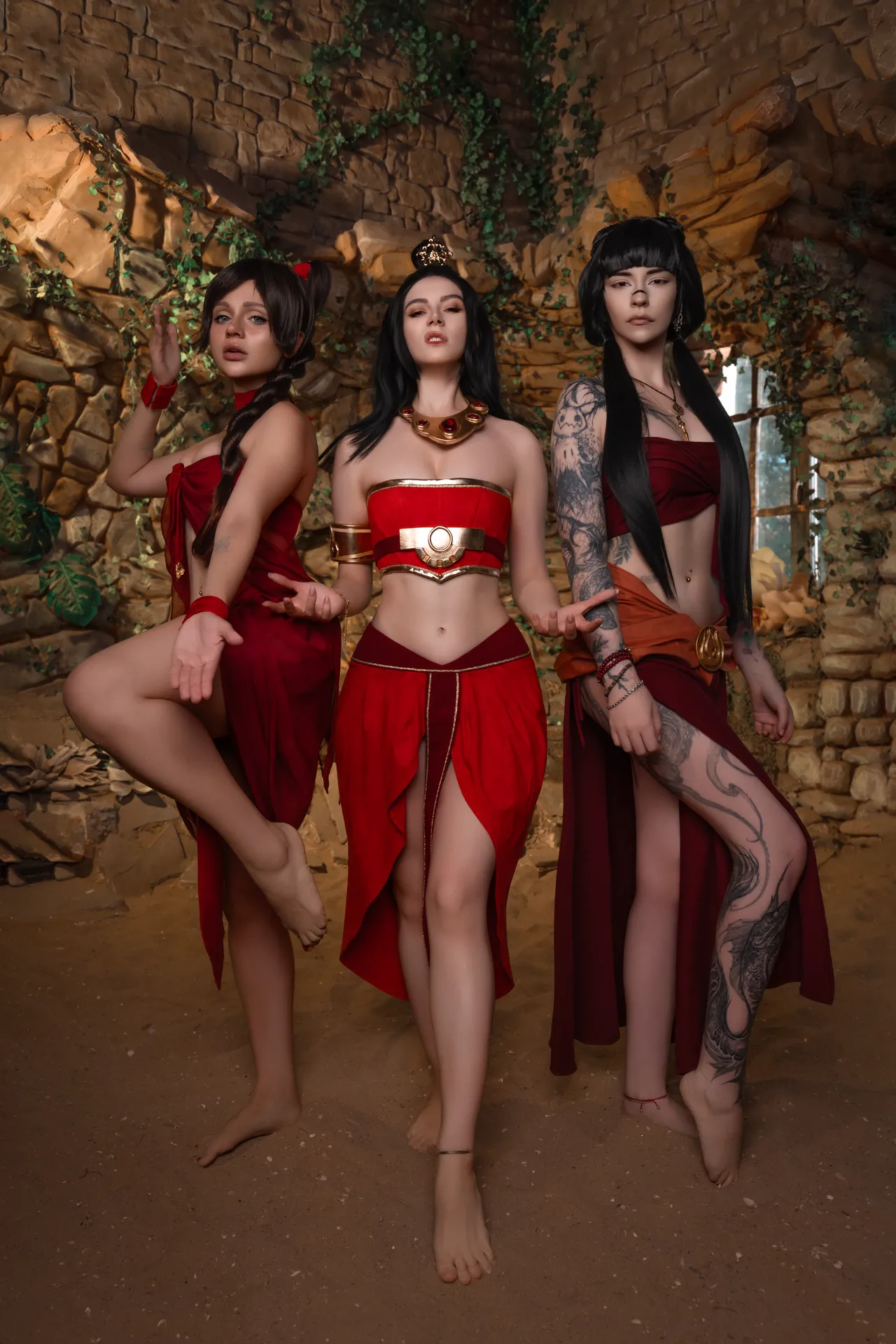 Mik Allen, Alcoholy & Bakafuwa - Azula, Mai & Ty Lee Mik Allen, Alcoholy & Bakafuwa - Azula, Mai & Ty Lee