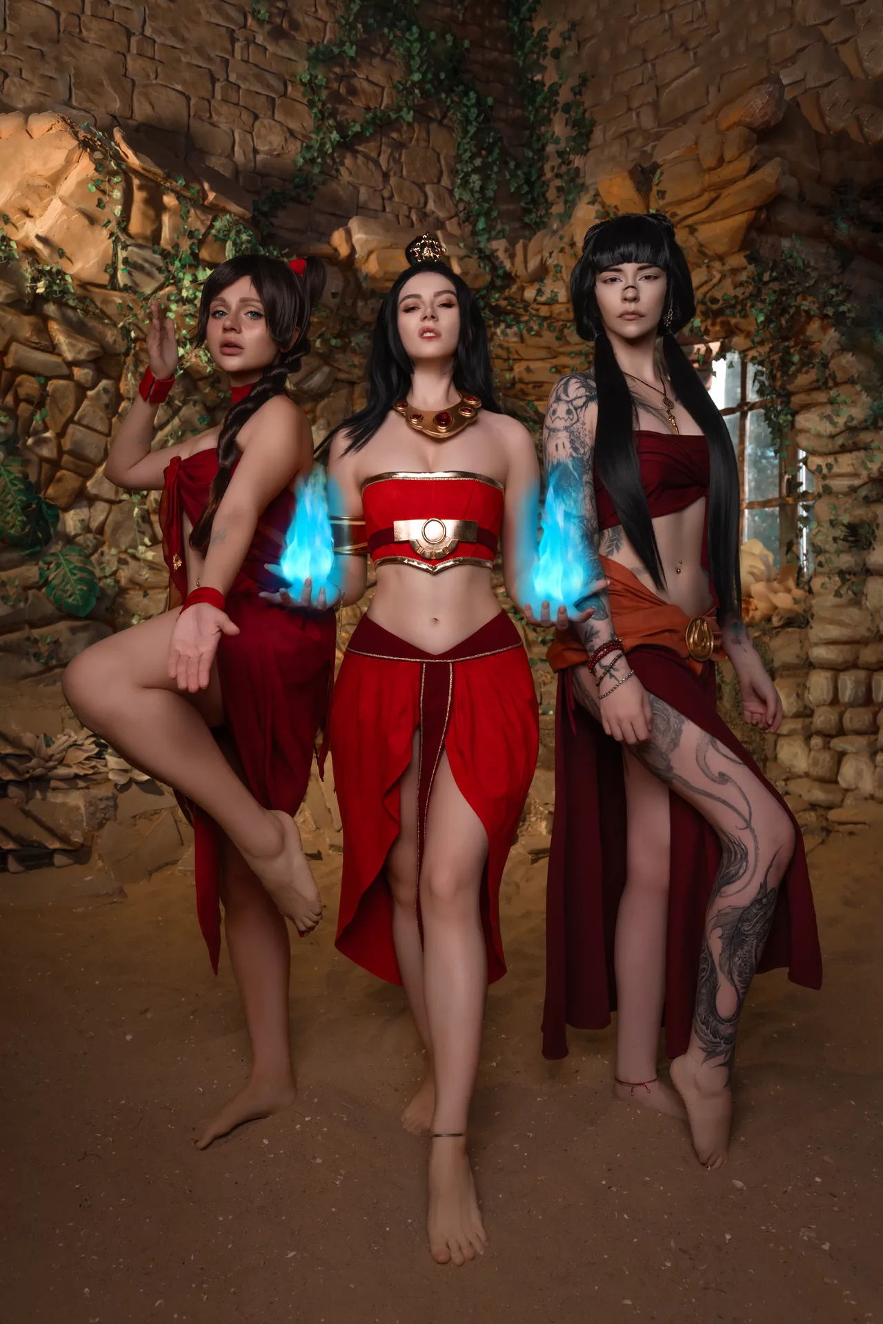 Mik Allen, Alcoholy & Bakafuwa - Azula, Mai & Ty Lee Mik Allen, Alcoholy & Bakafuwa - Azula, Mai & Ty Lee