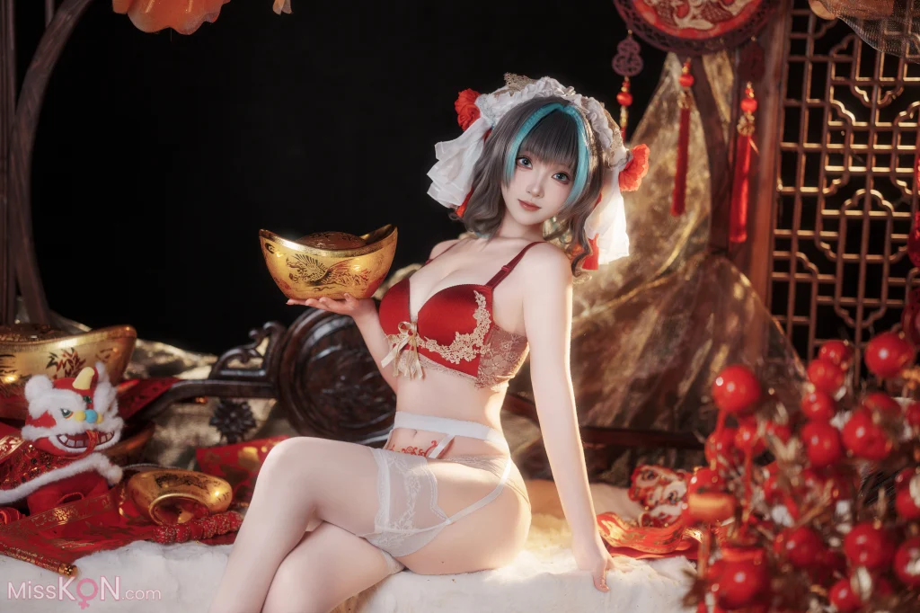 Coser@Bangni Bonnie: Azur Lane Cheshire New Year Cheongsam (81 photos + 8 videos) Coser@Bangni Bonnie: Azur Lane Cheshire New Year Cheongsam (81 photos + 8 videos)