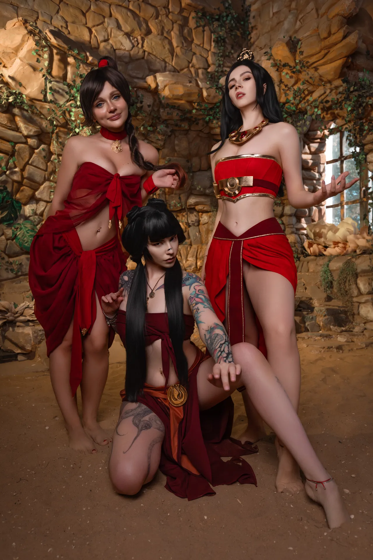 Mik Allen, Alcoholy & Bakafuwa - Azula, Mai & Ty Lee Mik Allen, Alcoholy & Bakafuwa - Azula, Mai & Ty Lee