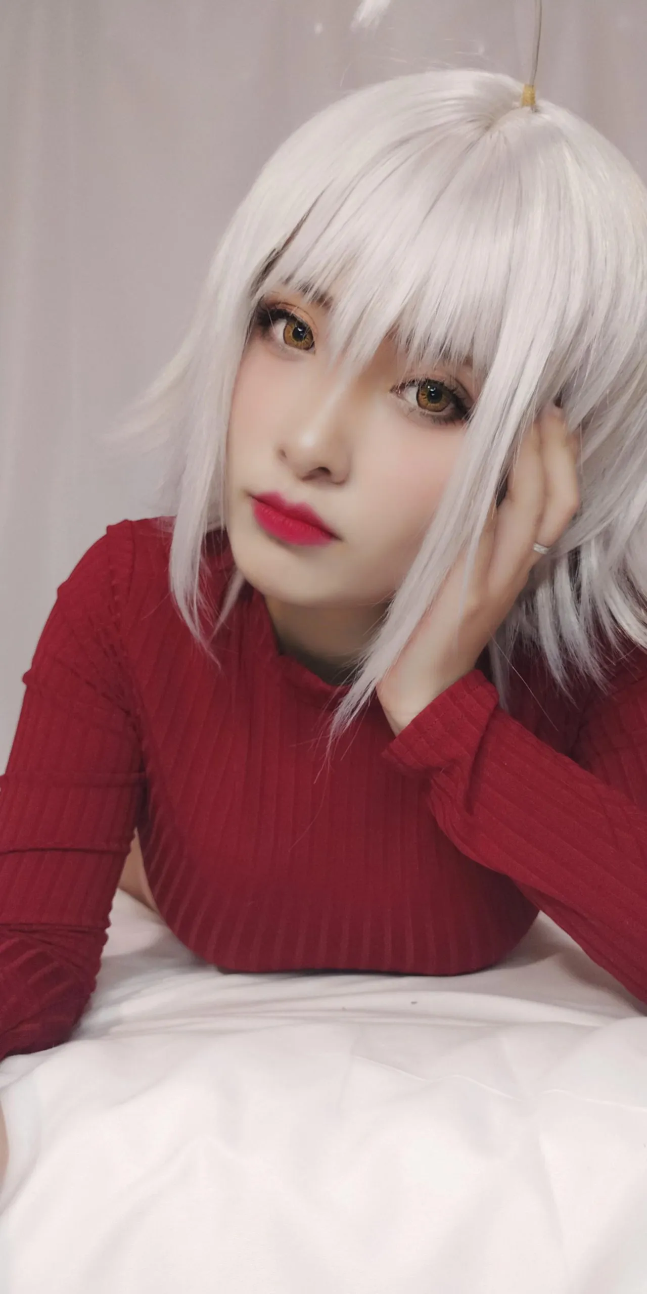 洛璃 LoLiSAMA - FGO 黑贞德 红色毛衣 6 洛璃 LoLiSAMA - FGO 黑贞德 红色毛衣 6