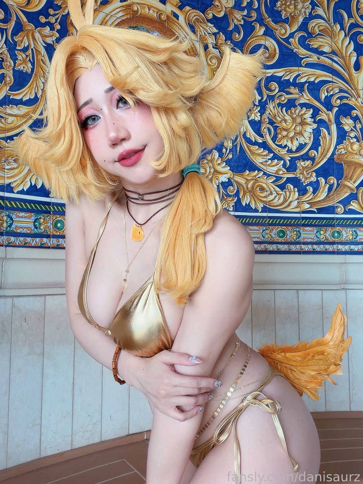 Danisaurz - Dokibird golden bikini Danisaurz - Dokibird golden bikini