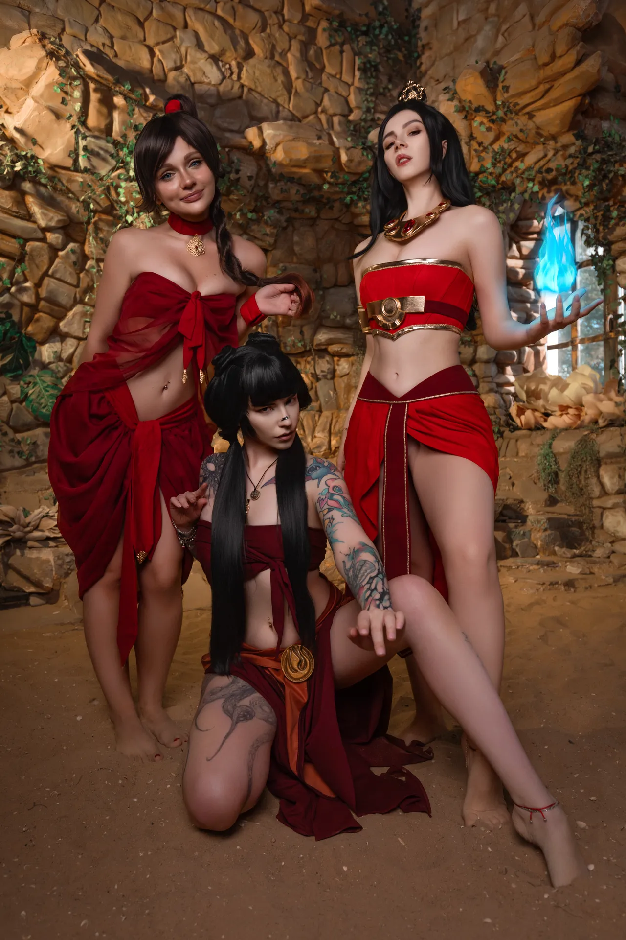 Mik Allen, Alcoholy & Bakafuwa - Azula, Mai & Ty Lee Mik Allen, Alcoholy & Bakafuwa - Azula, Mai & Ty Lee
