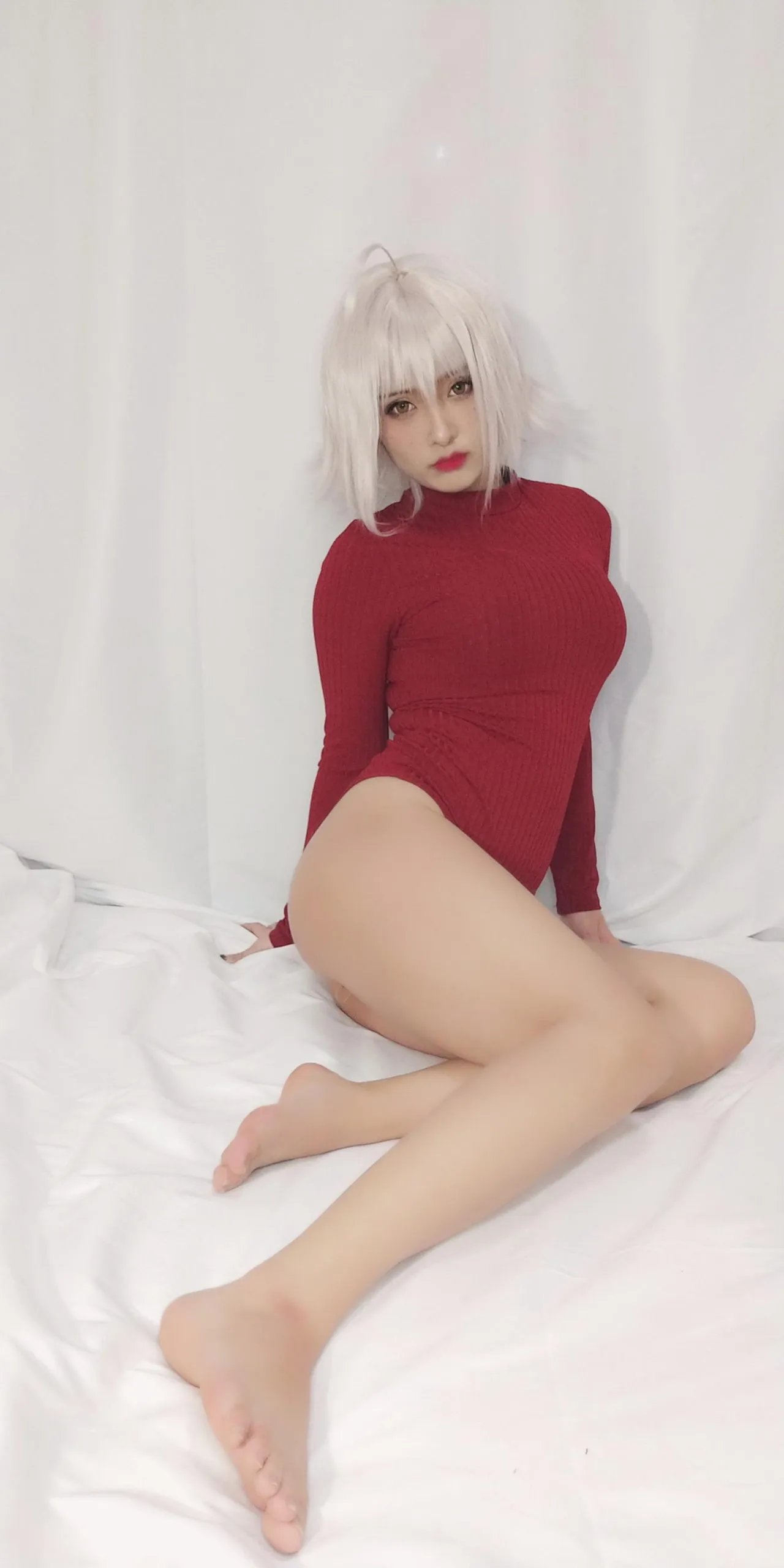 洛璃 LoLiSAMA - FGO 黑贞德 红色毛衣 6 洛璃 LoLiSAMA - FGO 黑贞德 红色毛衣 6