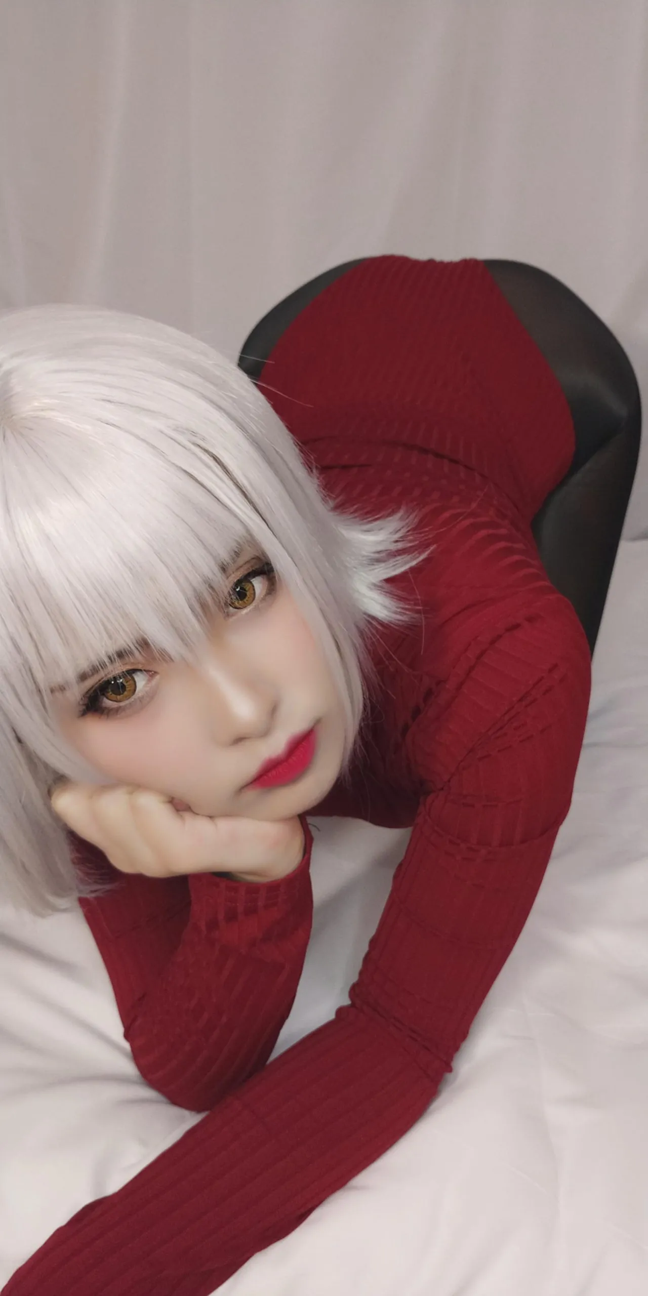 洛璃 LoLiSAMA - FGO 黑贞德 红色毛衣 6 洛璃 LoLiSAMA - FGO 黑贞德 红色毛衣 6