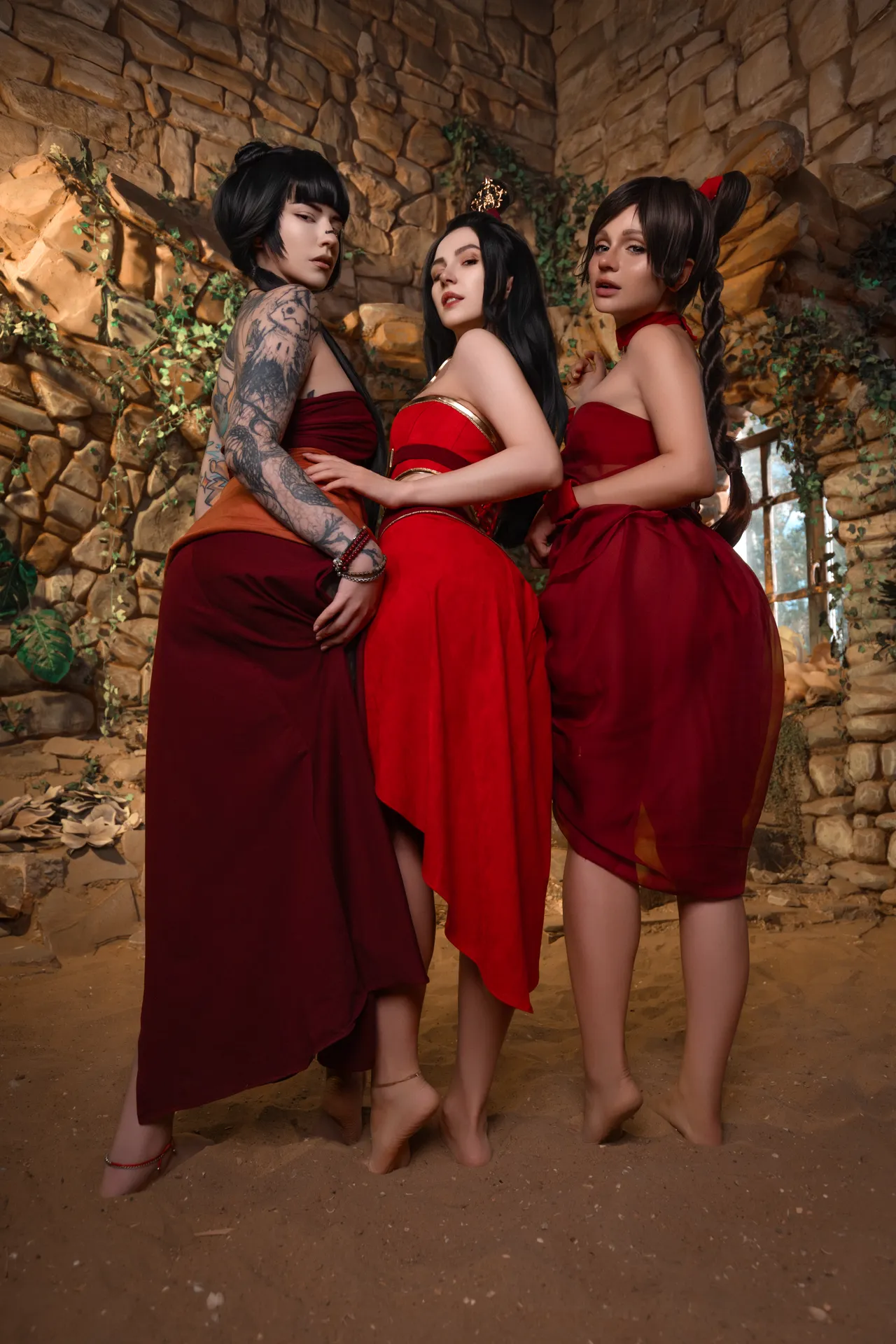Mik Allen, Alcoholy & Bakafuwa - Azula, Mai & Ty Lee Mik Allen, Alcoholy & Bakafuwa - Azula, Mai & Ty Lee