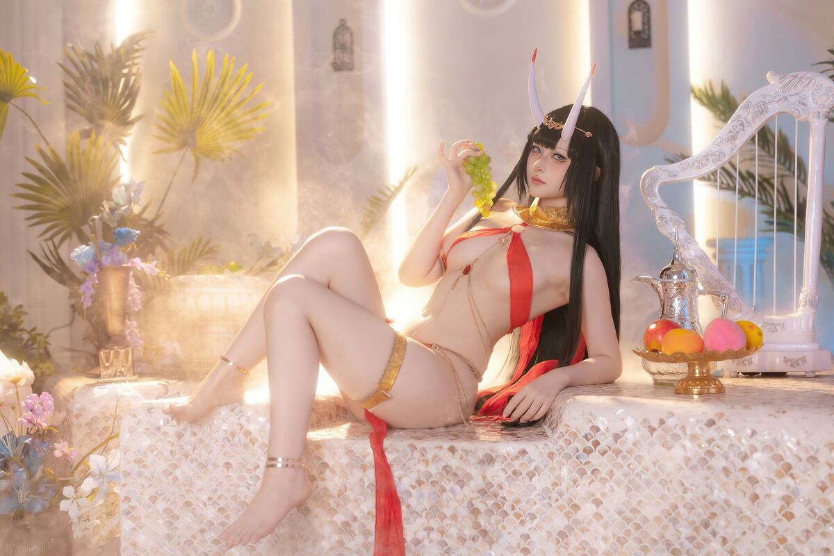 Coser@ Yuyu - Azur Lane Noshiro Red Veil Bath Shadow (81P) Coser@ Yuyu - Azur Lane Noshiro Red Veil Bath Shadow (81P)