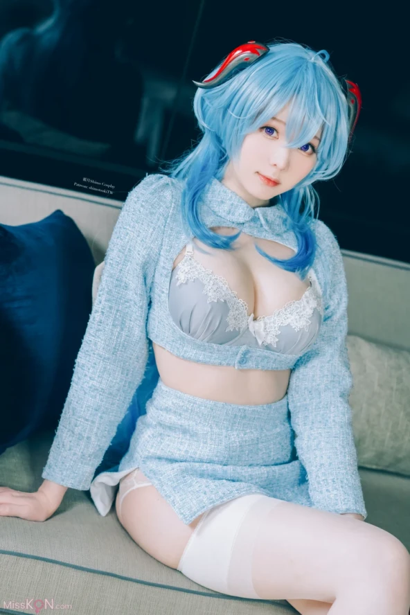 Coser@霜月shimo: Ganyu lingerie (15 photos) 9 Coser@霜月shimo: Ganyu lingerie (15 photos)