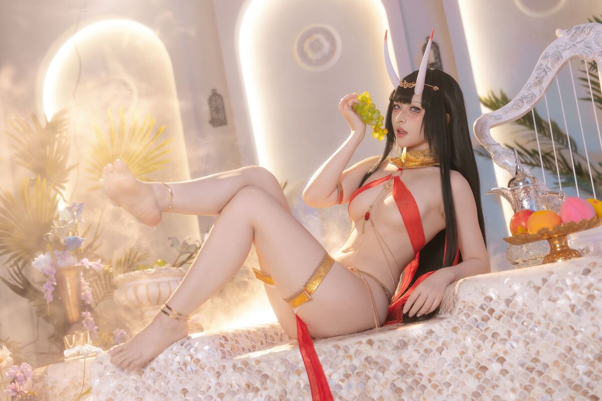 Coser@ Yuyu - Azur Lane Noshiro Red Veil Bath Shadow (81P) Coser@ Yuyu - Azur Lane Noshiro Red Veil Bath Shadow (81P)