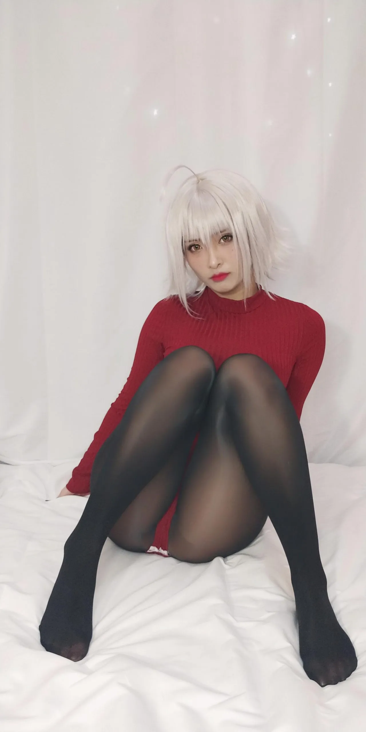 洛璃 LoLiSAMA - FGO 黑贞德 红色毛衣 6 洛璃 LoLiSAMA - FGO 黑贞德 红色毛衣 6
