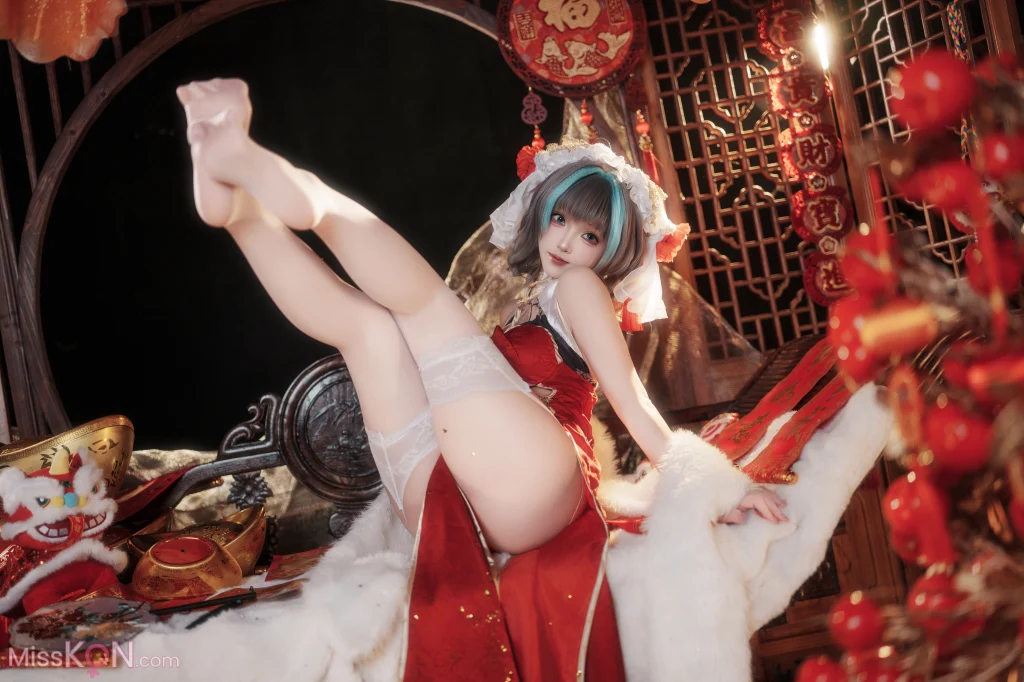 Coser@Bangni Bonnie: Azur Lane Cheshire New Year Cheongsam (81 photos + 8 videos) Coser@Bangni Bonnie: Azur Lane Cheshire New Year Cheongsam (81 photos + 8 videos)