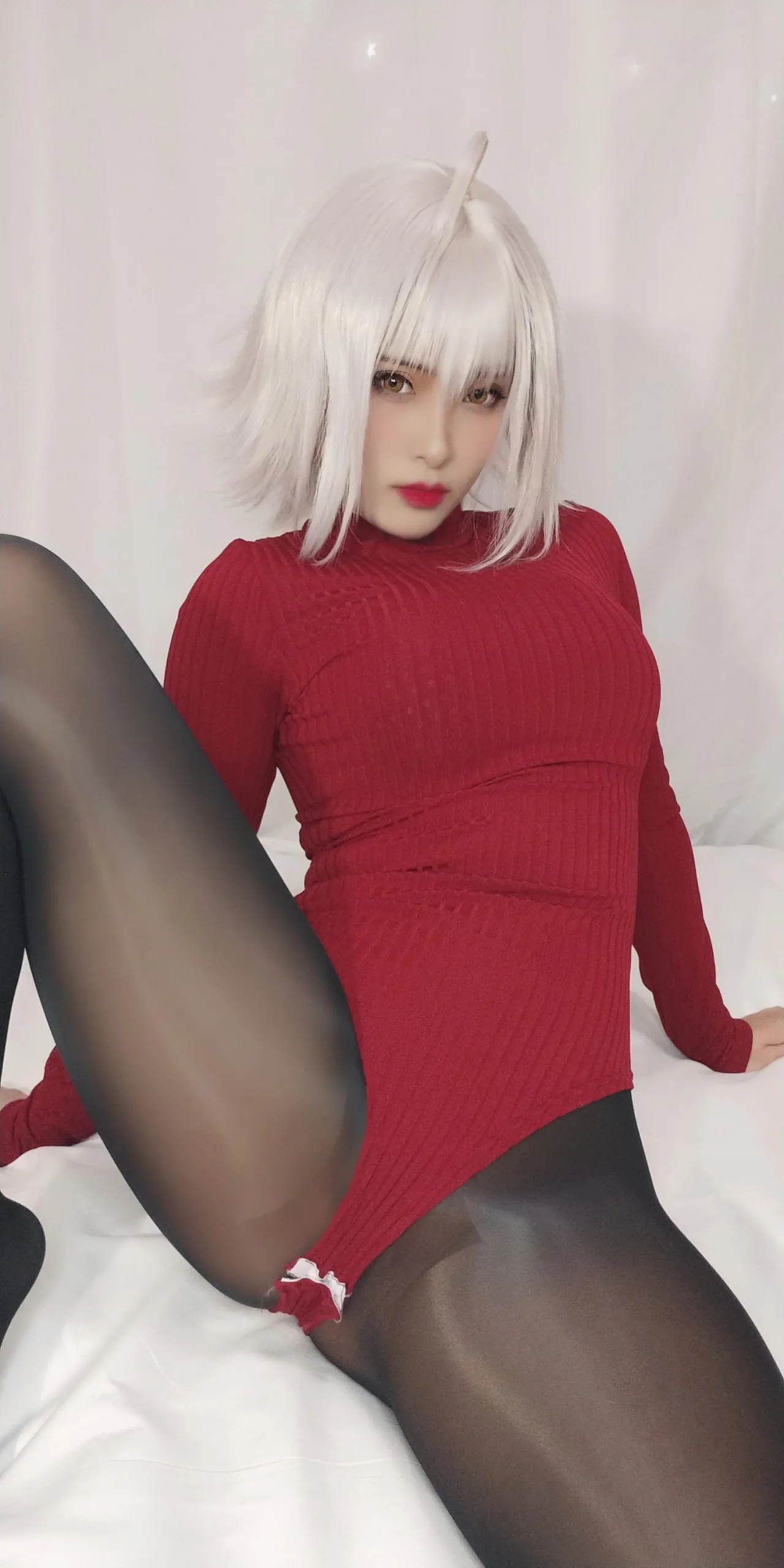 洛璃 LoLiSAMA - FGO 黑贞德 红色毛衣 6 洛璃 LoLiSAMA - FGO 黑贞德 红色毛衣 6