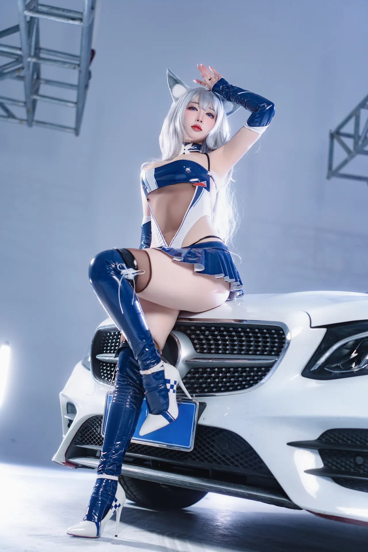 Miyamoto Sakura - Azur Lane Shinano Roaring Silver Wheel 1 Miyamoto Sakura - Azur Lane Shinano Roaring Silver Wheel 1