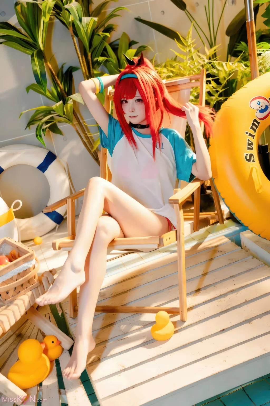 Coser@ Three Unmanned Figures: Nikke Ravi Swimsuit Red Style (32 photos) Coser@ Three Unmanned Figures: Nikke Ravi Swimsuit Red Style (32 photos)