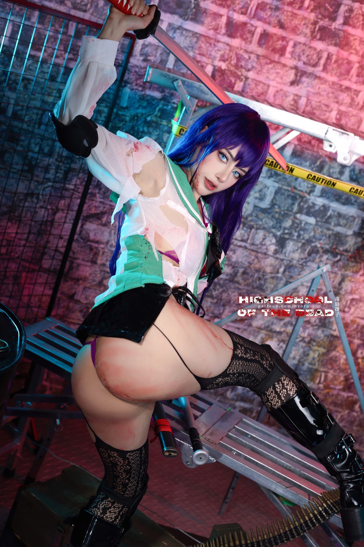Coser@Byoru - Saeko Busujima Coser@Byoru - Saeko Busujima