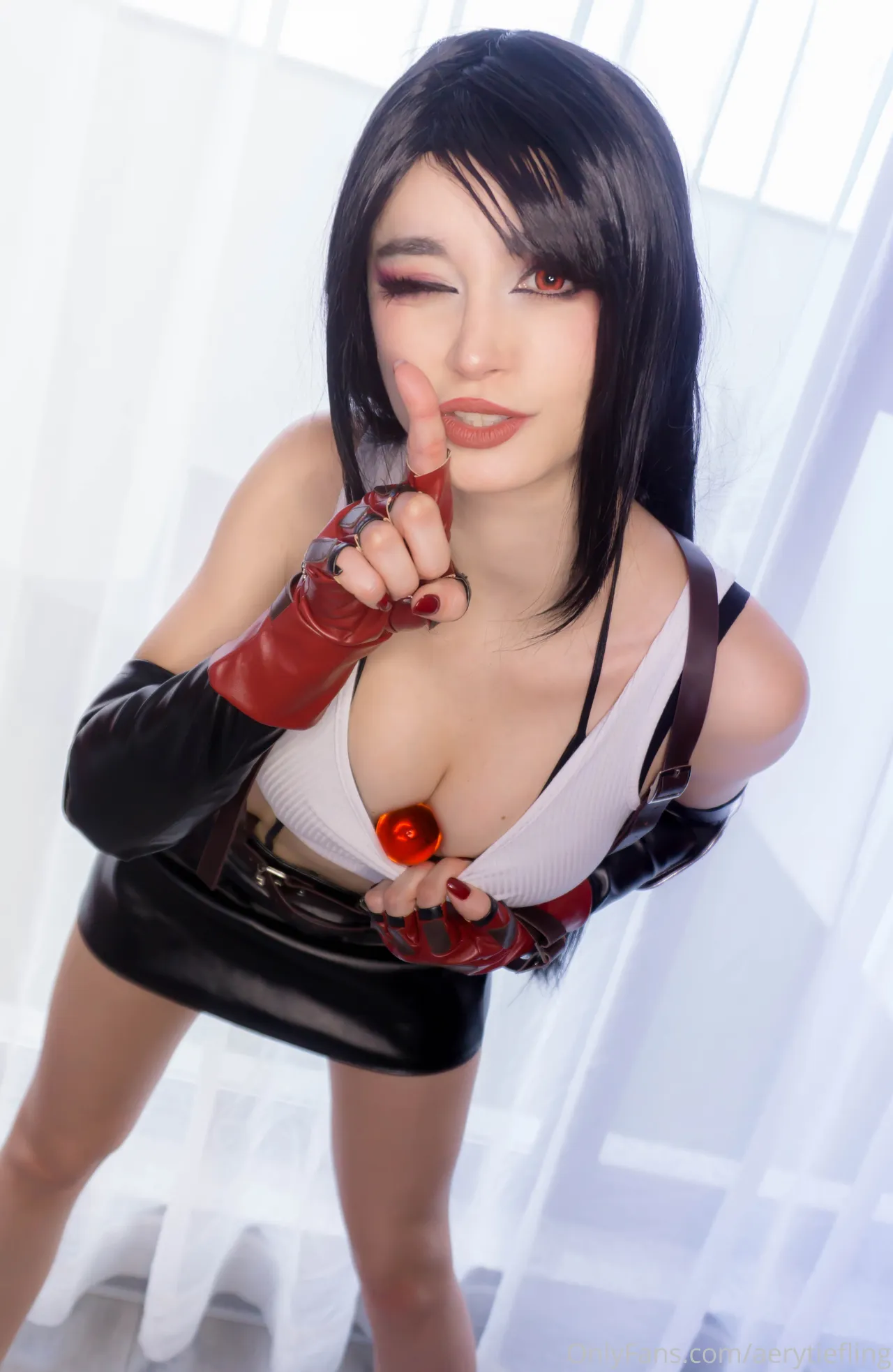 Aery Tiefling - Tifa Lockhart 1 Aery Tiefling - Tifa Lockhart 1