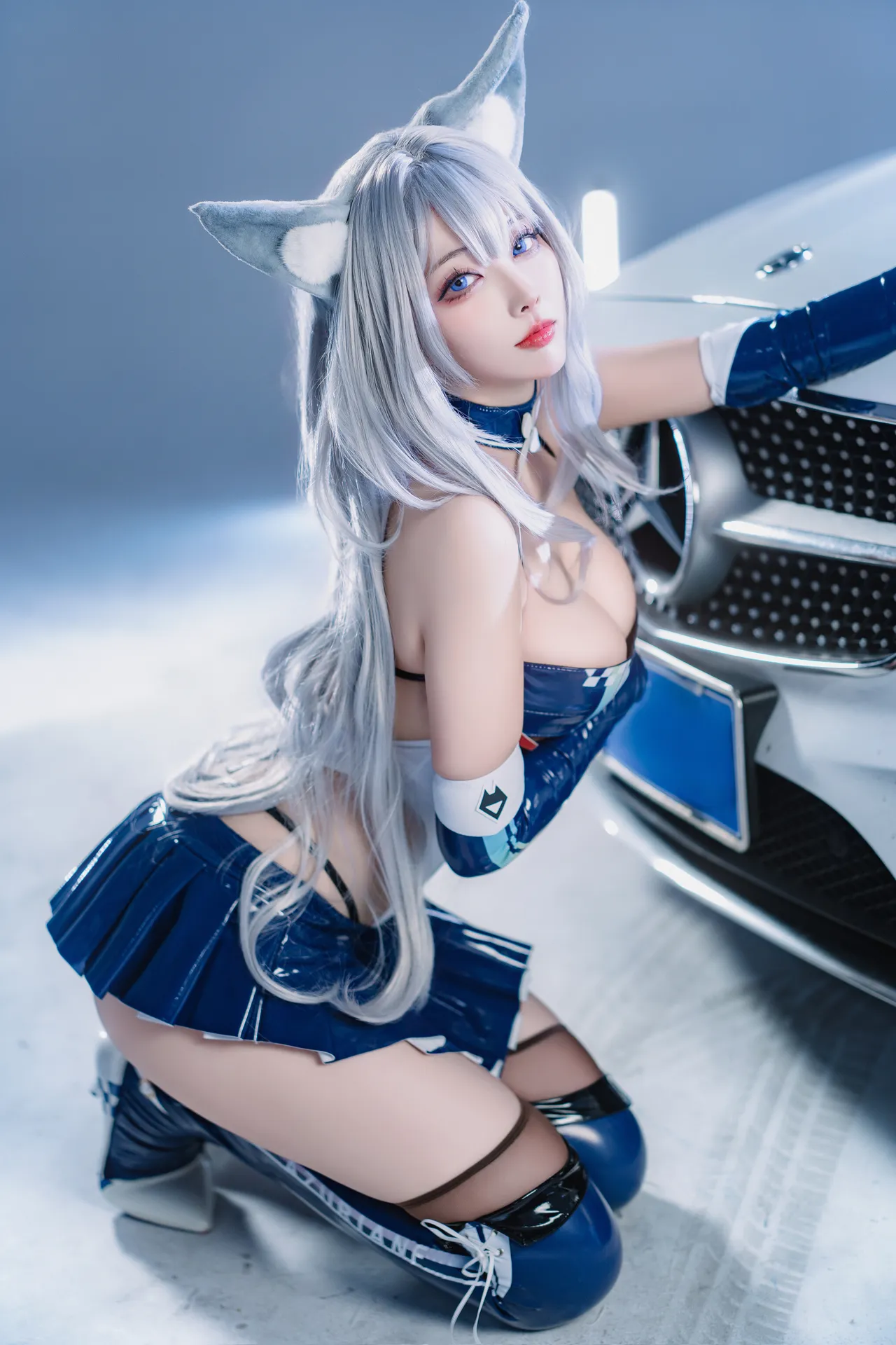 Miyamoto Sakura - Azur Lane Shinano Roaring Silver Wheel 1 Miyamoto Sakura - Azur Lane Shinano Roaring Silver Wheel 1