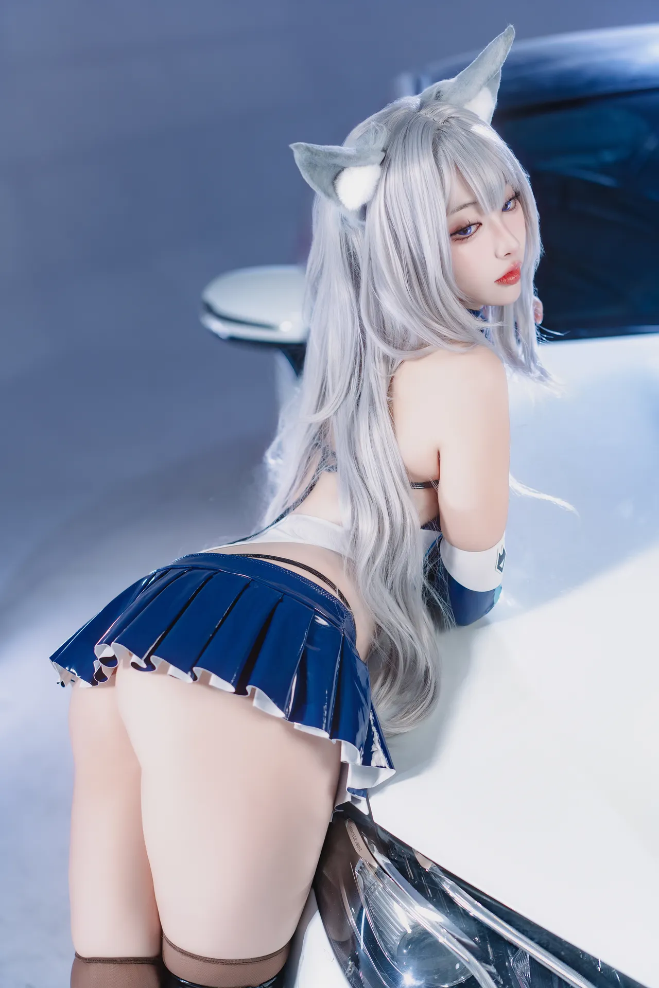 Miyamoto Sakura - Azur Lane Shinano Roaring Silver Wheel 1 Miyamoto Sakura - Azur Lane Shinano Roaring Silver Wheel 1