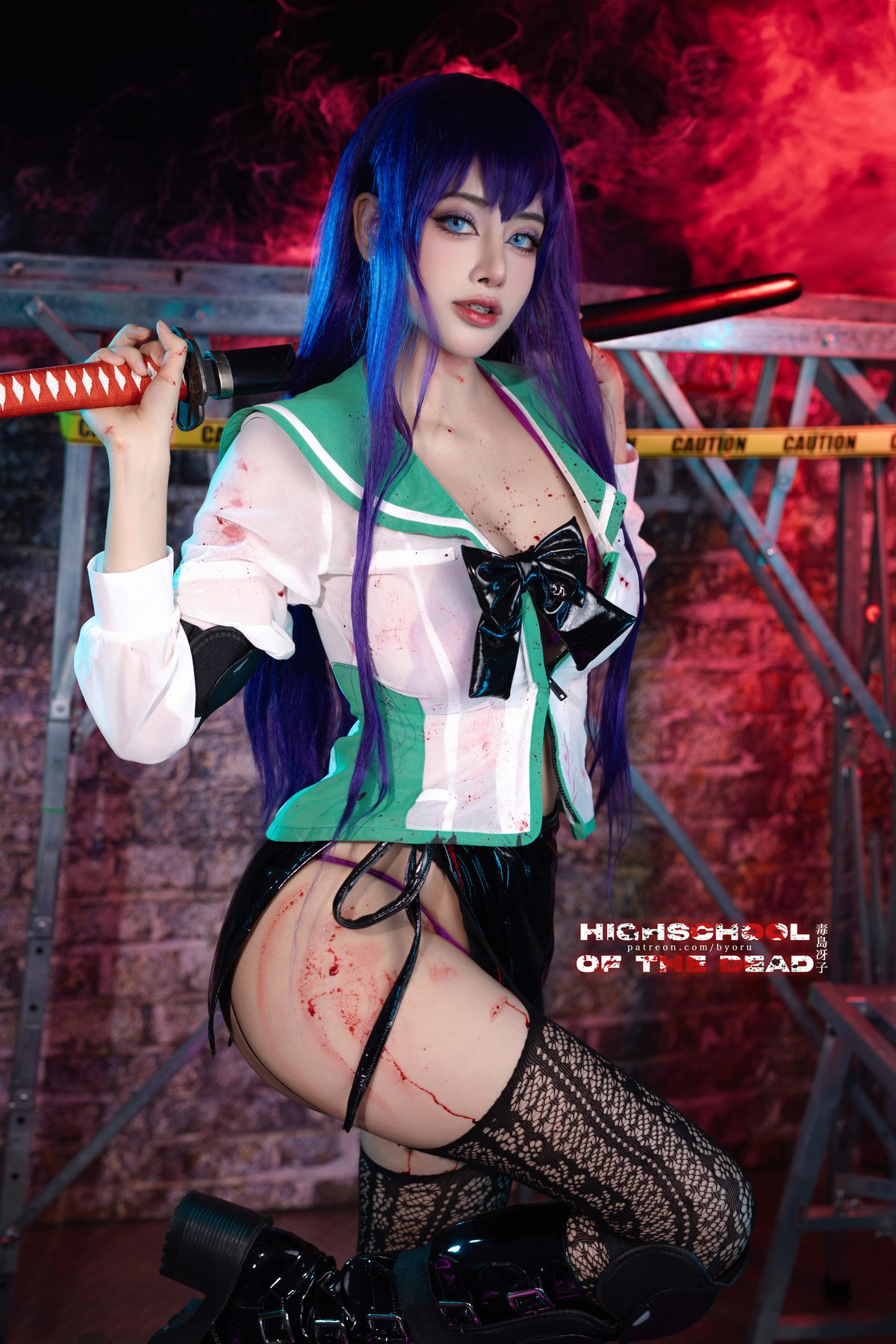 Coser@Byoru - Saeko Busujima Coser@Byoru - Saeko Busujima