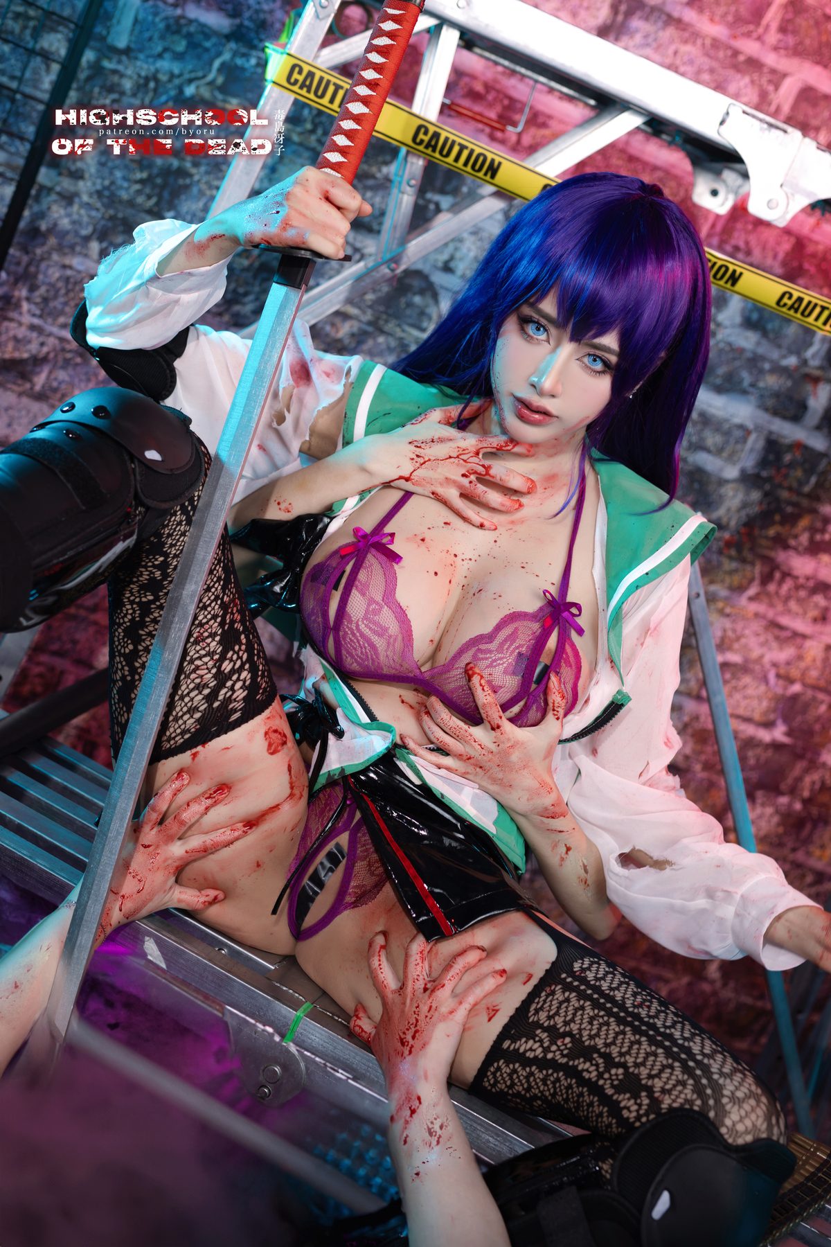 Coser@Byoru - Saeko Busujima Coser@Byoru - Saeko Busujima