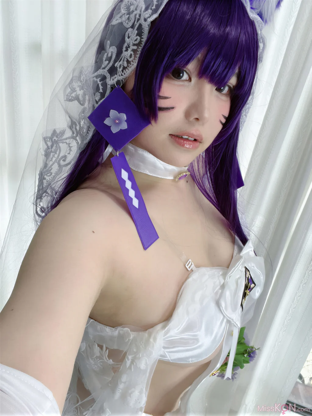 Coser@ Aban is very happy today: Azur Lane, Musashi Vow, Wedding Dress (75 photos) Coser@ Aban is very happy today: Azur Lane, Musashi Vow, Wedding Dress (75 photos)