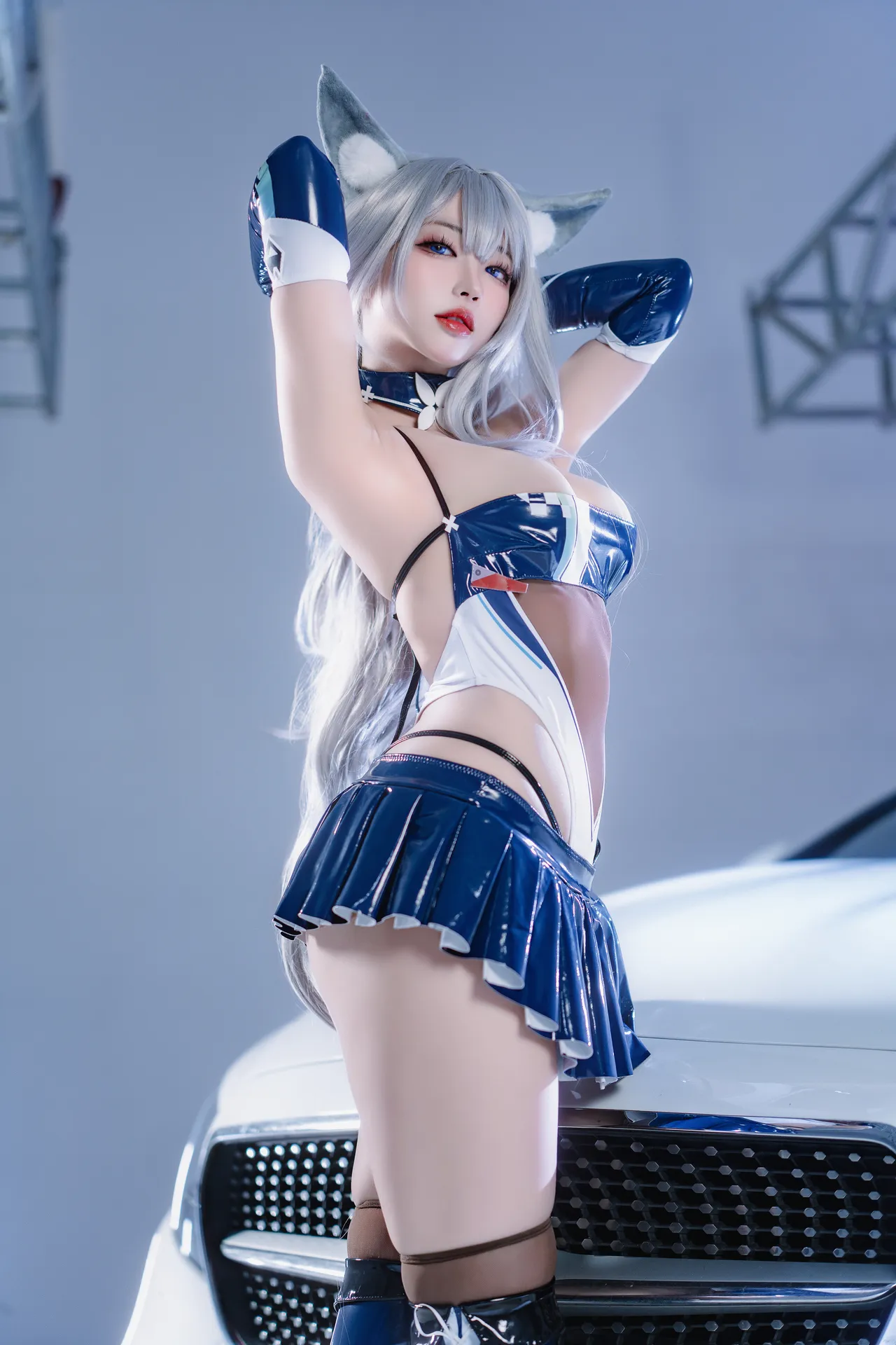 Miyamoto Sakura - Azur Lane Shinano Roaring Silver Wheel 1 Miyamoto Sakura - Azur Lane Shinano Roaring Silver Wheel 1