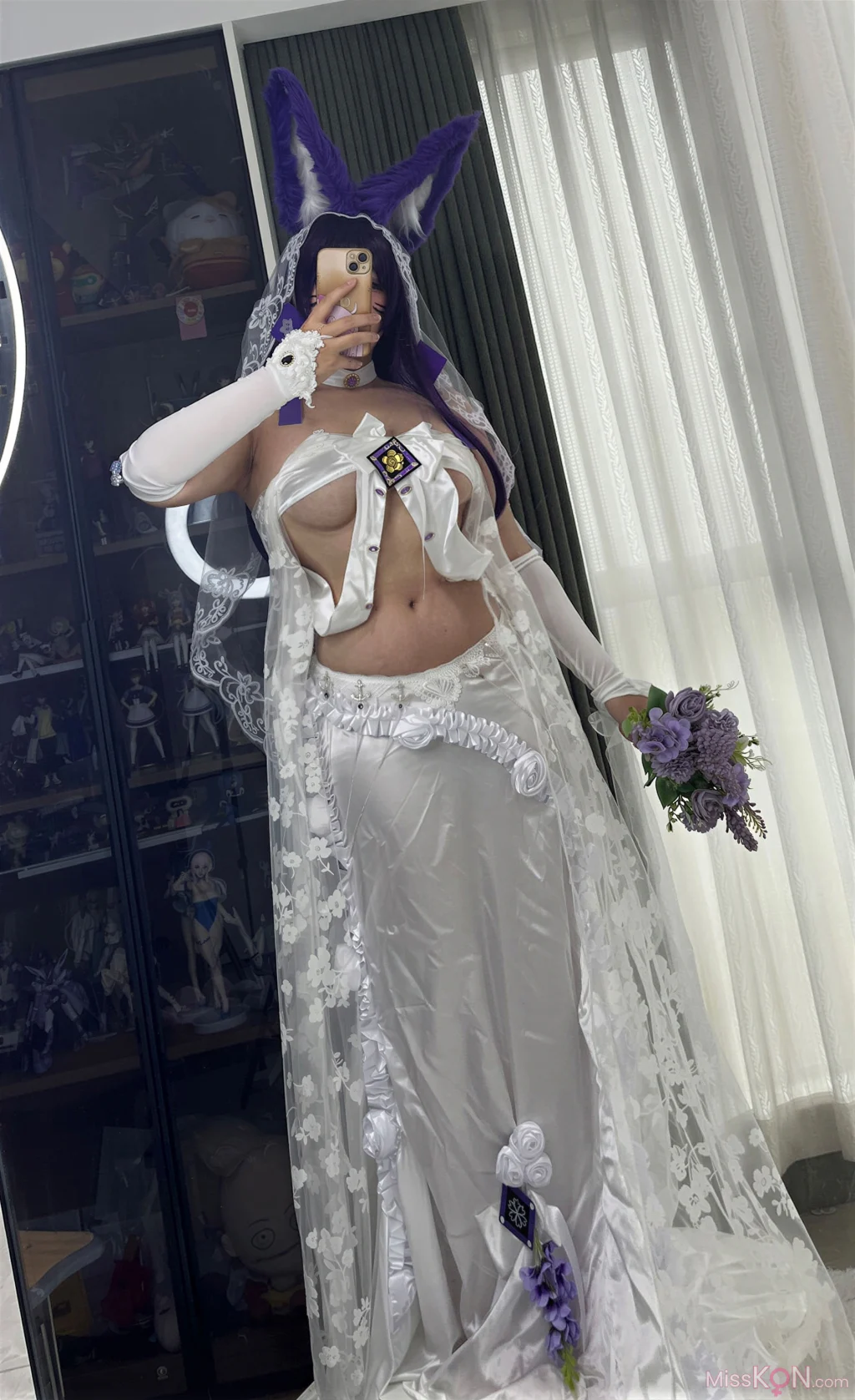 Coser@ Aban is very happy today: Azur Lane, Musashi Vow, Wedding Dress (75 photos) Coser@ Aban is very happy today: Azur Lane, Musashi Vow, Wedding Dress (75 photos)