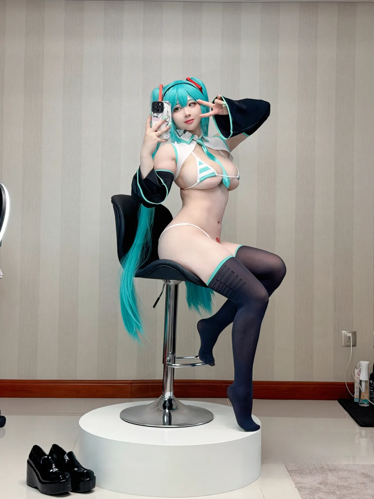 Pipi Nai is adorable now - VOCALOID Hatsune Miku selfie Pipi Nai is adorable now - VOCALOID Hatsune Miku selfie