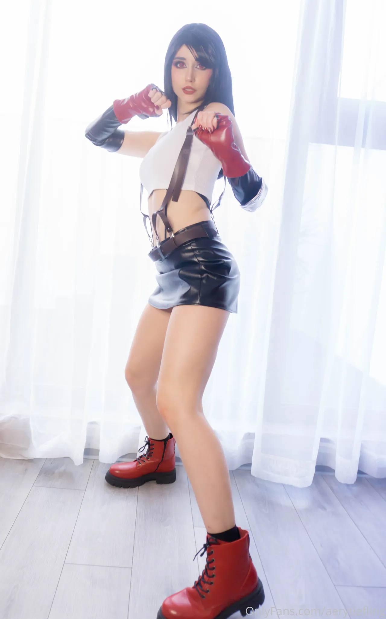 Aery Tiefling - Tifa Lockhart 1 Aery Tiefling - Tifa Lockhart 1