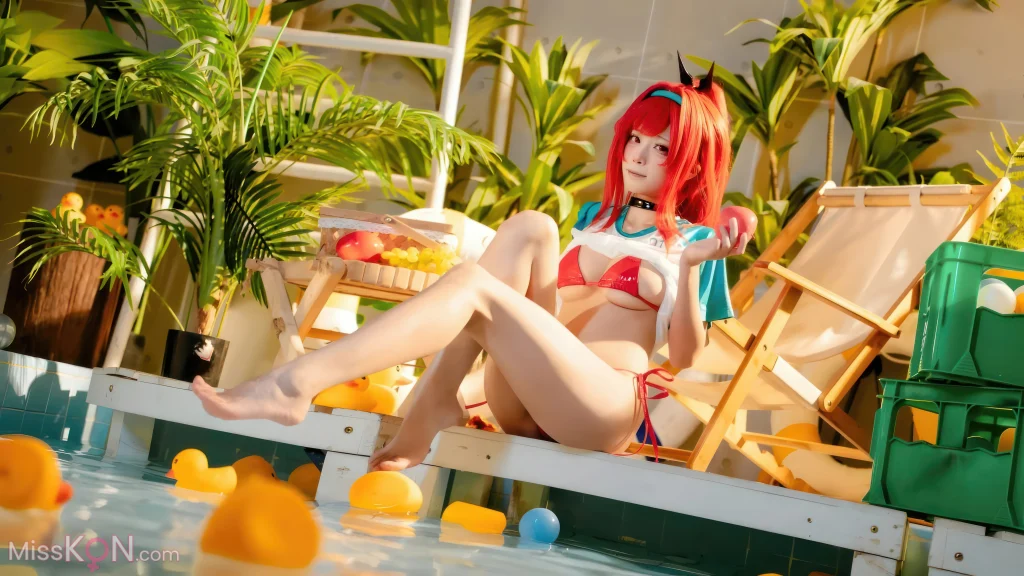 Coser@ Three Unmanned Figures: Nikke Ravi Swimsuit Red Style (32 photos) Coser@ Three Unmanned Figures: Nikke Ravi Swimsuit Red Style (32 photos)