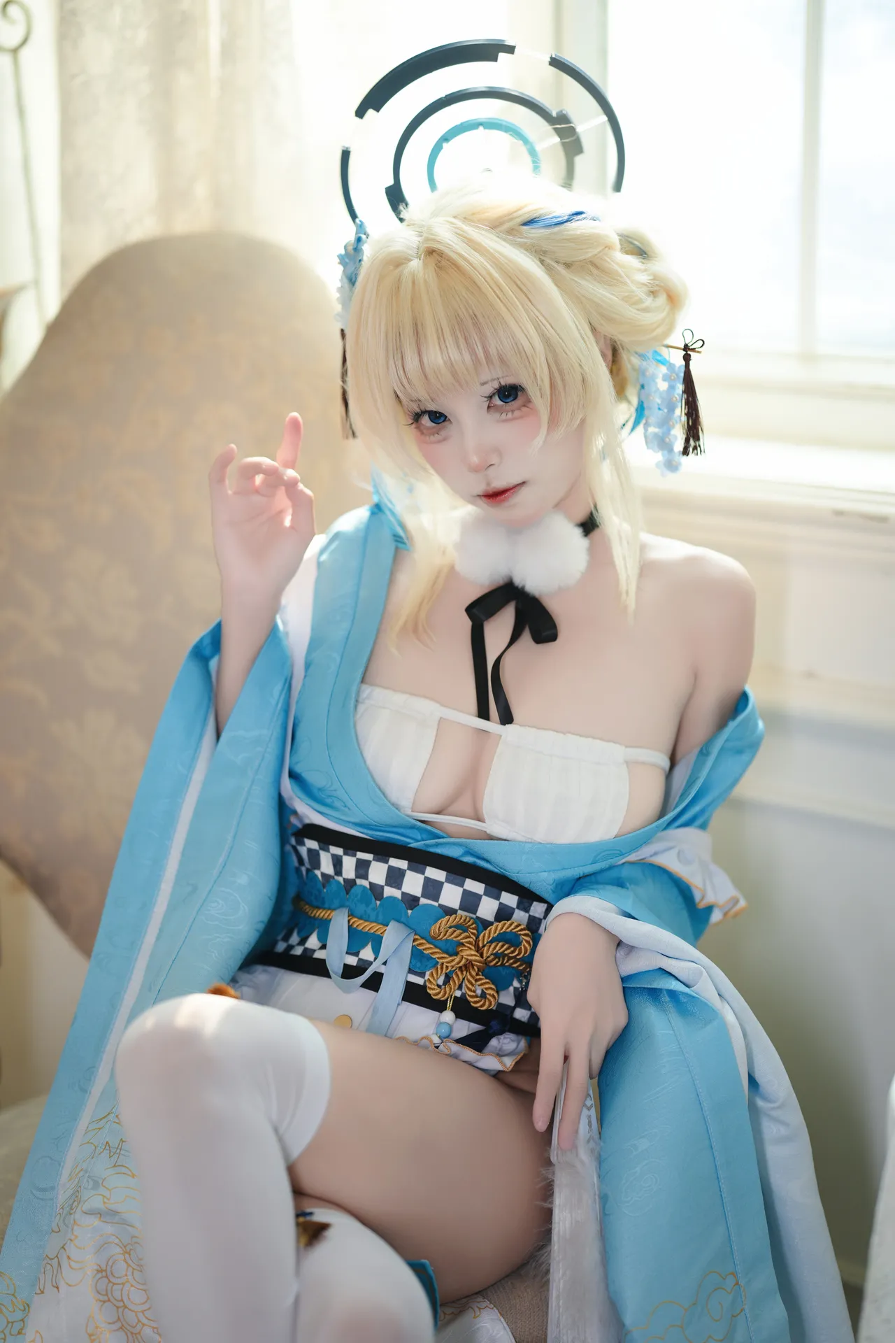Three unmanned figures - Blue Archive Asuka Matomi Three unmanned figures - Blue Archive Asuka Matomi