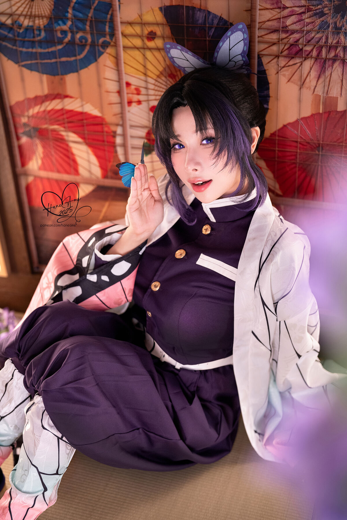 Coser@Hane Ame - Demon Slayer Butterfly Shinobu (43P - 10V) Coser@Hane Ame - Demon Slayer Butterfly Shinobu (43P - 10V)