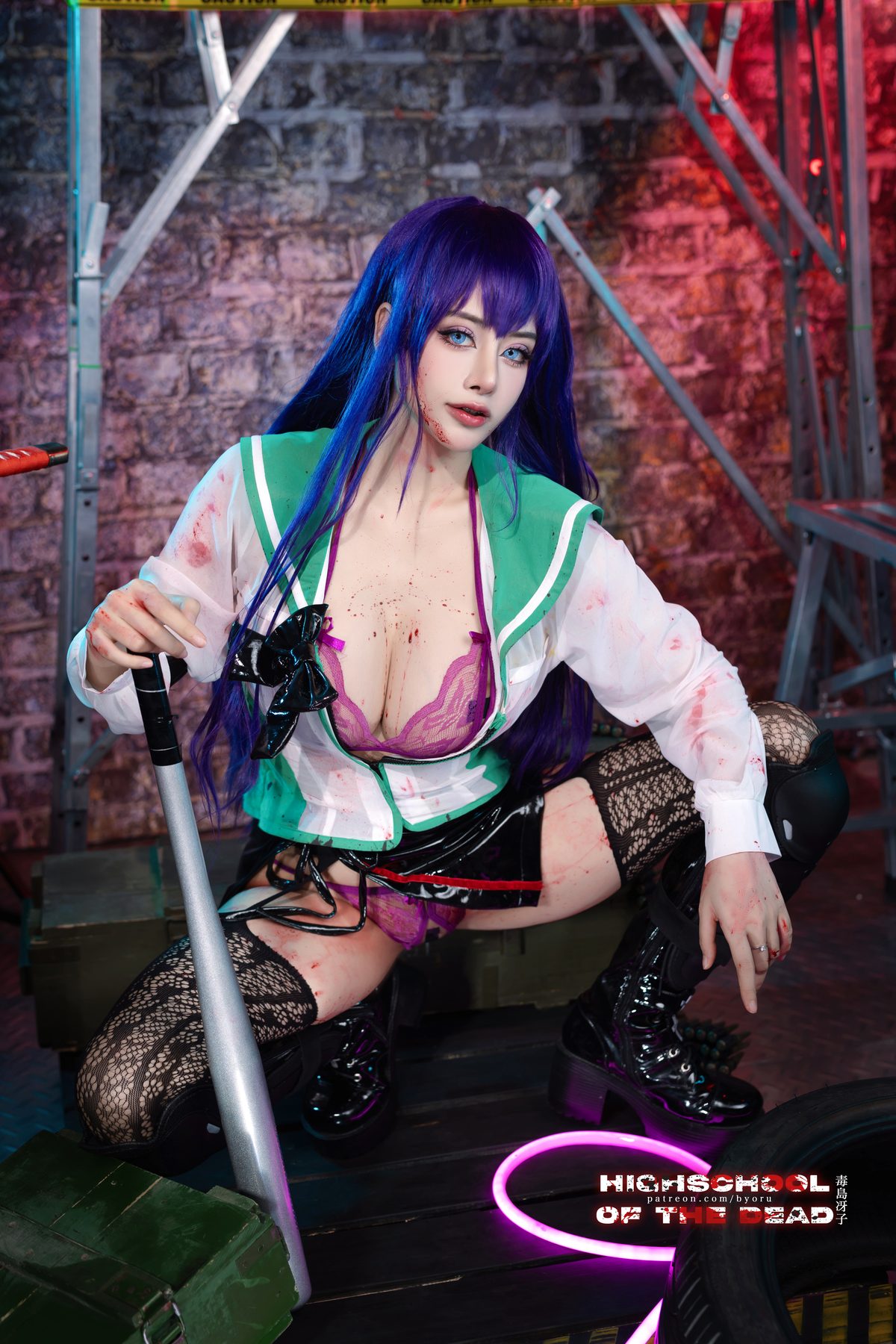 Coser@Byoru - Saeko Busujima Coser@Byoru - Saeko Busujima