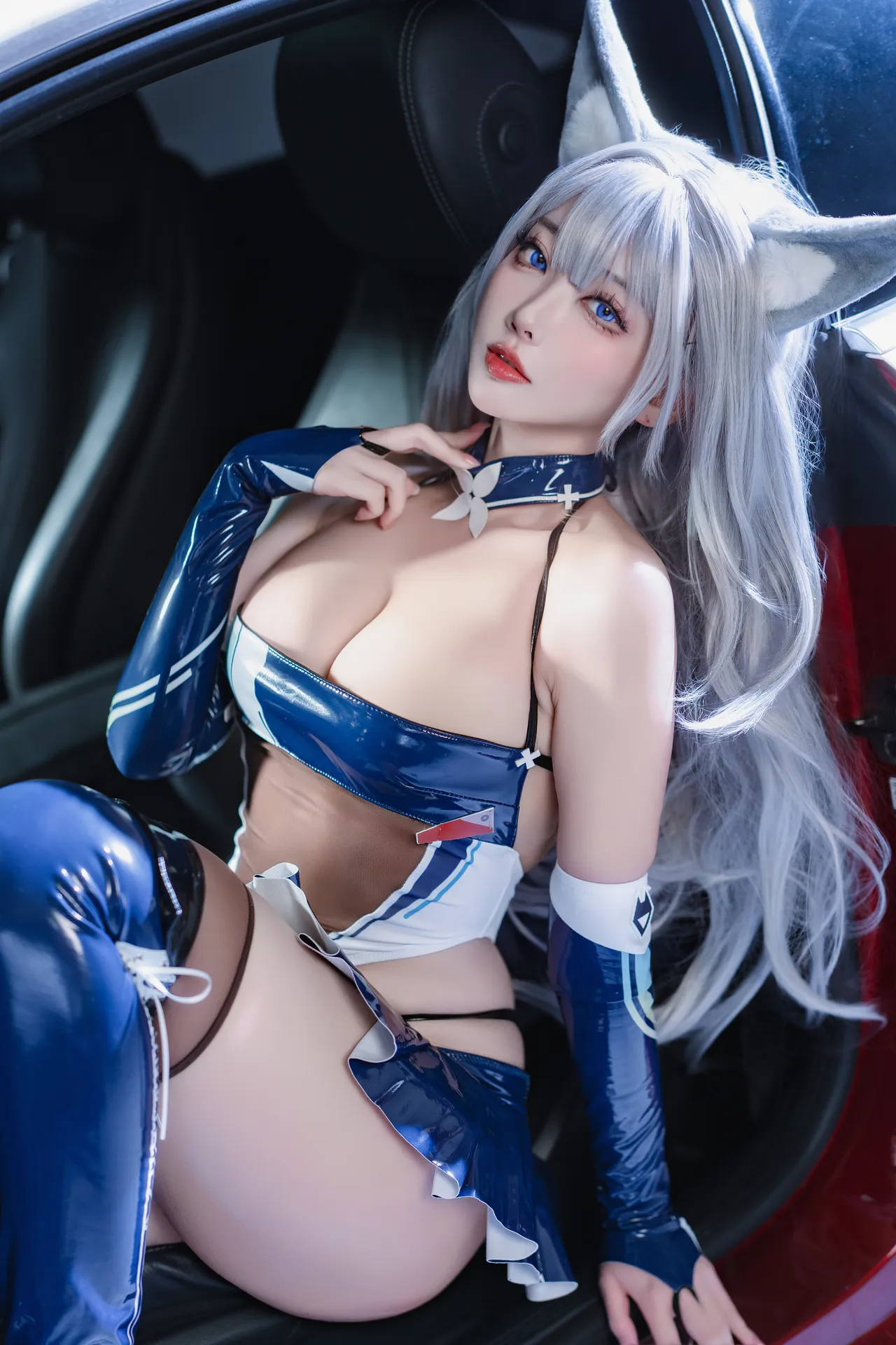 Miyamoto Sakura - Azur Lane Shinano Roaring Silver Wheel 1 Miyamoto Sakura - Azur Lane Shinano Roaring Silver Wheel 1